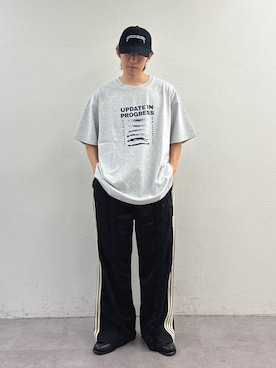 「etsinta（エシンタ）のアイテム」を使った、ゆいととさん（メンズ・170cm）の春コーディネート