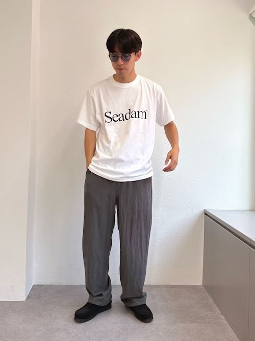 リネンレーヨンリラックスイージーパンツ