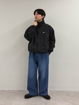 「アイテム（ナイロンジャケット）」を使った、ゆいととさん（メンズ・170cm）の秋コーディネート