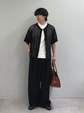 「CIAOPANIC TYPY（チャオパニックティピー）のアイテム（スラックス）」を使った、ゆいととさん（メンズ・170cm）の春コーディネート