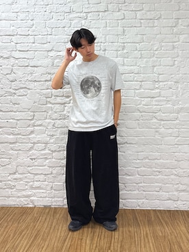 「アイテム（スウェットパンツ）」を使った、ゆいととさん（メンズ・170cm）の夏コーディネート