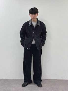 「アイテム（デニムジャケット）」を使った、ゆいととさん（メンズ・170cm）の秋コーディネート