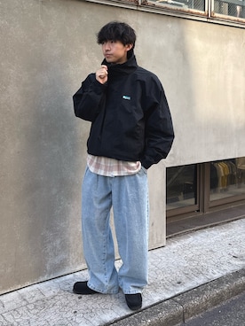 「CIAOPANIC TYPY（チャオパニックティピー）のアイテム（トップス）」を使った、ゆいととさん（メンズ・170cm）の春コーディネート