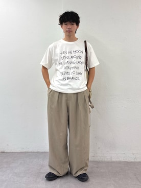 「CIAOPANIC TYPY（チャオパニックティピー）のアイテム（パンツ）」を使った、ゆいととさん（メンズ・170cm）の夏コーディネート