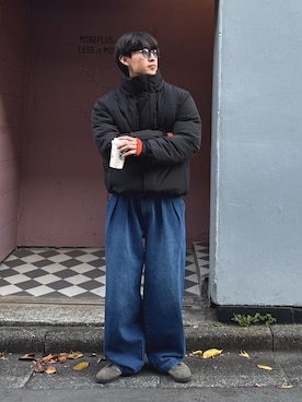 「CIAOPANIC TYPY（チャオパニックティピー）のアイテム（ダウンジャケット/コート）」を使った、ゆいととさん（メンズ・170cm）の冬コーディネート