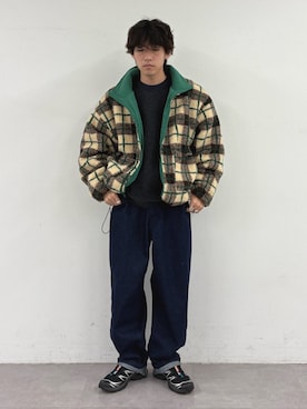 「CIAOPANIC TYPY（チャオパニックティピー）のアイテム（ブルゾン）」を使った、ゆいととさん（メンズ・170cm）の秋コーディネート