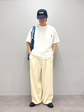 「CIAOPANIC TYPY（チャオパニックティピー）のアイテム（帽子）」を使った、ゆいととさん（メンズ・170cm）の春コーディネート