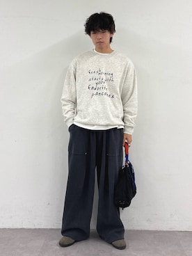 「CIAOPANIC TYPY（チャオパニックティピー）のアイテム（トップス）」を使った、ゆいととさん（メンズ・170cm）の秋コーディネート