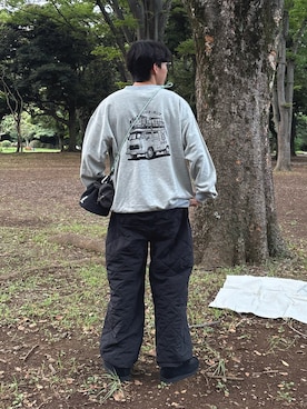 「アイテム（トートバッグ）」を使った、ゆいととさん（メンズ・170cm）の秋コーディネート