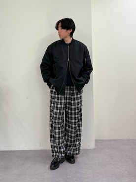 「CIAOPANIC TYPY（チャオパニックティピー）のアイテム（ブルゾン）」を使った、ゆいととさん（メンズ・170cm）の冬コーディネート