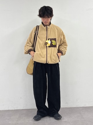 「Champion(チャンピオン)のMLB別注リバーシブルフリースジャケット(ナイロンジャケット)」を使った、ゆいととさん(メンズ・170cm)の秋コーディネート