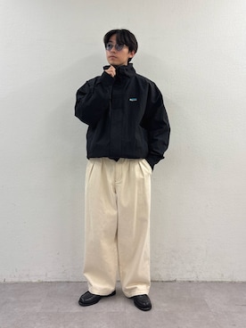 「アイテム（ナイロンジャケット）」を使った、ゆいととさん（メンズ・170cm）の秋コーディネート