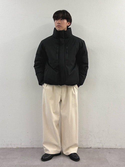 セール】【ユニセックス】防風/中綿/2WAYウォーマーパファーブルゾン
