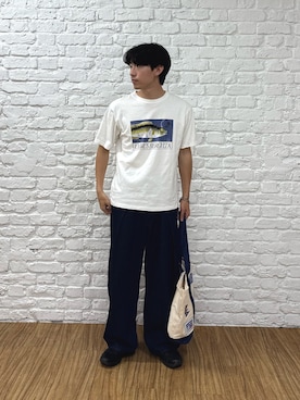「アイテム（トートバッグ）」を使った、ゆいととさん（メンズ・170cm）の夏コーディネート