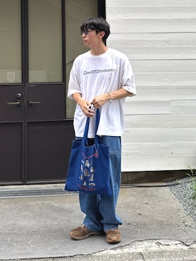 「アイテム（Tシャツ/カットソー）」を使った、ゆいととさん（メンズ・170cm）の夏コーディネート