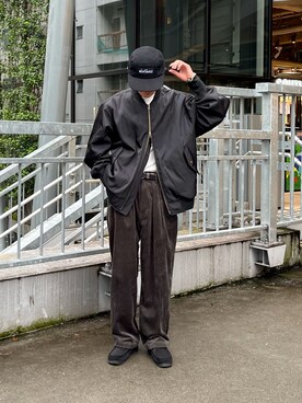 「CIAOPANIC TYPY（チャオパニックティピー）のアイテム（ブルゾン）」を使った、ゆいととさん（メンズ・170cm）の秋コーディネート