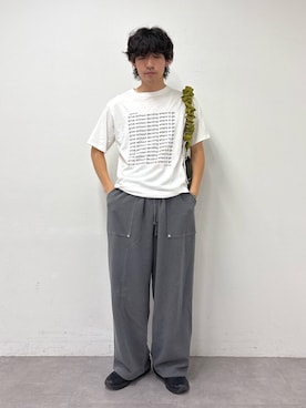 「ワッフルパンツ」｜ゆいととさん（メンズ・170cm）の夏コーディネート