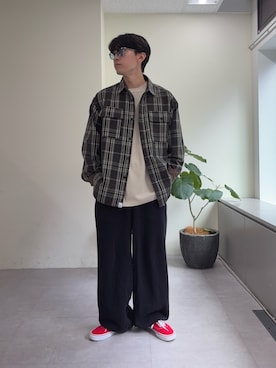 「アイテム（スウェットパンツ）」を使った、ゆいととさん（メンズ・170cm）の秋コーディネート