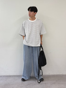「アイテム（トートバッグ）」を使った、ゆいととさん（メンズ・170cm）の秋コーディネート