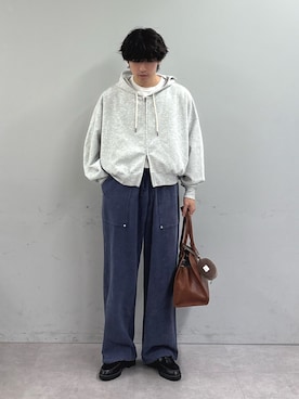 「ワッフルパンツ」｜ゆいととさん（メンズ・170cm）の春コーディネート