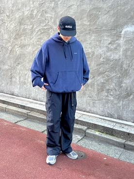 「WILD THINGS（ワイルドシングス）のアイテム（帽子）」を使った、ゆいととさん（メンズ・170cm）の秋コーディネート