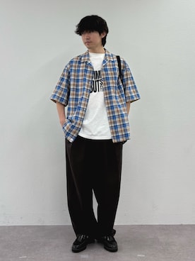 「SEADAM（シーダム）のアイテム」を使った、ゆいととさん（メンズ・170cm）の春コーディネート