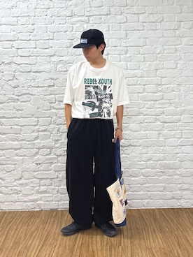 「アイテム（スウェットパンツ）」を使った、ゆいととさん（メンズ・170cm）の夏コーディネート