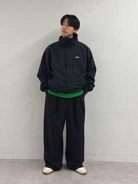 「アイテム（ナイロンジャケット）」を使った、ゆいととさん（メンズ・170cm）の秋コーディネート