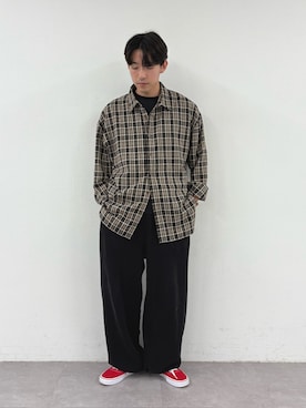 「アイテム（スウェットパンツ）」を使った、ゆいととさん（メンズ・170cm）の秋コーディネート