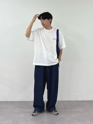 「CIAOPANIC TYPY（チャオパニックティピー）の【ユニセックス】ビックシルエットアソートグラフィックプリントTee（Tシャツ/カットソー）」を使った、ゆいととさん（メンズ・170cm）の夏コーディネート