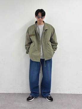 「アイテム（モッズコート）」を使った、ゆいととさん（メンズ・170cm）の秋コーディネート