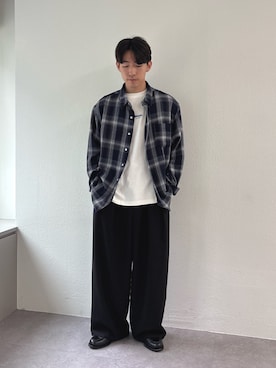 「CIAOPANIC TYPY（チャオパニックティピー）のアイテム（シャツ/ブラウス）」を使った、ゆいととさん（メンズ・170cm）の秋コーディネート