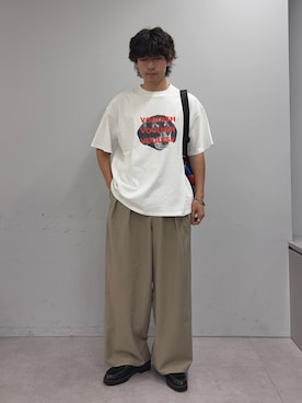 「CIAOPANIC TYPY（チャオパニックティピー）のアイテム（パンツ）」を使った、ゆいととさん（メンズ・170cm）の夏コーディネート