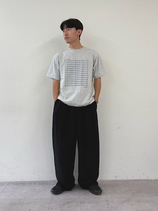 「CIAOPANIC TYPY（チャオパニックティピー）の【UNISEX】メッセージプリント半袖Tee（Tシャツ/カットソー）」を使った、ゆいととさん（メンズ・170cm）の秋コーディネート