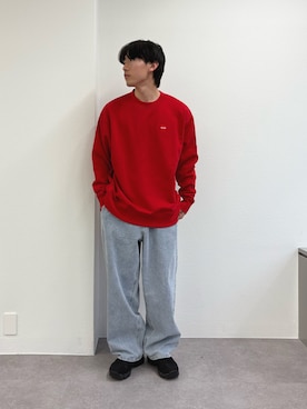 「CIAOPANIC TYPY（チャオパニックティピー）のアイテム（スウェット）」を使った、ゆいととさん（メンズ・170cm）の春コーディネート
