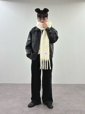 「アイテム（マフラー）」を使った、ゆいととさん（メンズ・170cm）の秋コーディネート