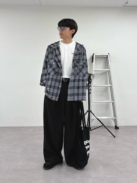 「SEADAM（シーダム）のアイテム」を使った、ゆいととさん（メンズ・170cm）の夏コーディネート