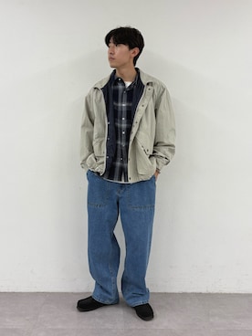 「アイテム（ナイロンジャケット）」を使った、ゆいととさん（メンズ・170cm）の秋コーディネート
