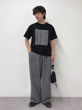 「ワッフルパンツ」｜ゆいととさん（メンズ・170cm）の夏コーディネート