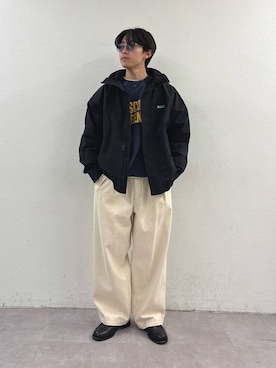 「アイテム（ナイロンジャケット）」を使った、ゆいととさん（メンズ・170cm）の秋コーディネート