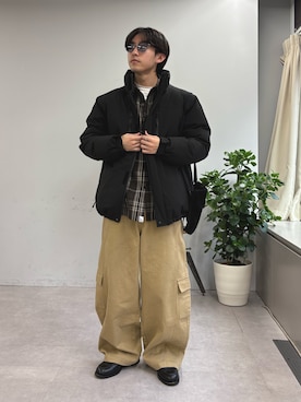 「CIAOPANIC TYPY（チャオパニックティピー）のアイテム（ダウンジャケット/コート）」を使った、ゆいととさん（メンズ・170cm）の冬コーディネート