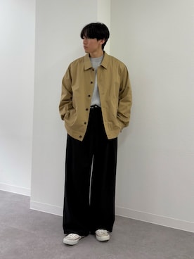 「CIAOPANIC TYPY（チャオパニックティピー）のアイテム（ブルゾン）」を使った、ゆいととさん（メンズ・170cm）の冬コーディネート