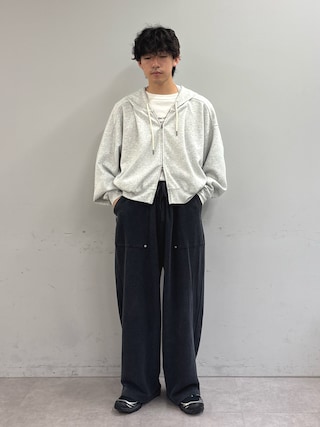 「CIAOPANIC TYPY(チャオパニックティピー)の【ゆるっと抜け感大人フーディー】ピグメントダンボールパーカー(パーカー)」を使った、ゆいととさん(メンズ・170cm)の秋コーディネート