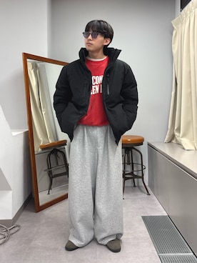 「アイテム（スウェット）」を使った、ゆいととさん（メンズ・170cm）の秋コーディネート