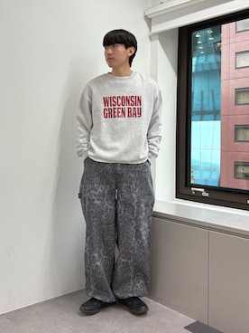 「アイテム（スウェット）」を使った、ゆいととさん（メンズ・170cm）の秋コーディネート