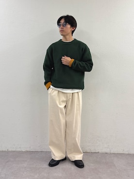 「CIAOPANIC TYPY（チャオパニックティピー）のアイテム（デニムパンツ）」を使った、ゆいととさん（メンズ・170cm）の秋コーディネート