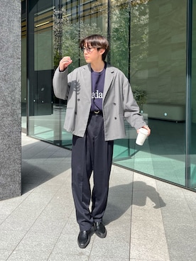 ゆいととさん（メンズ・170cm）の春コーディネート