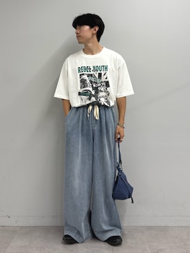 「CIAOPANIC TYPY（チャオパニックティピー）のアイテム（パンツ）」を使った、ゆいととさん（メンズ・170cm）の春コーディネート