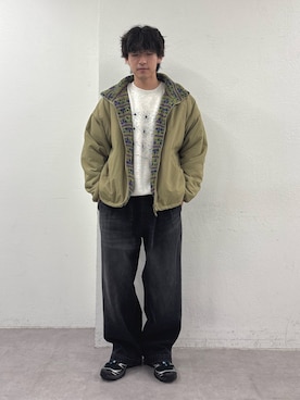 「CIAOPANIC TYPY（チャオパニックティピー）のアイテム（ブルゾン）」を使った、ゆいととさん（メンズ・170cm）の秋コーディネート