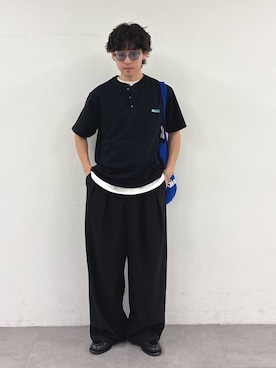 「SEADAM（シーダム）のアイテム」を使った、ゆいととさん（メンズ・170cm）の春コーディネート